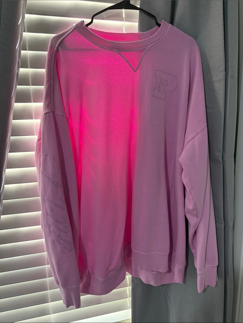 Pink sweatshirt